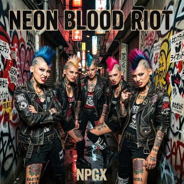 Neon Blood Riot by NPGX, cover art