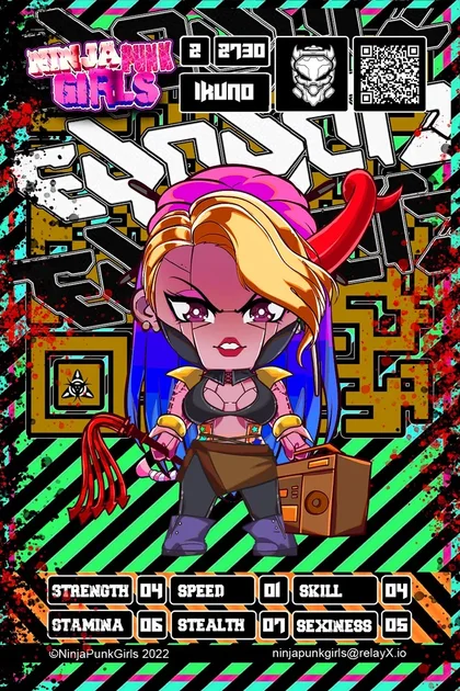 Ninja Punk Girls card #2730